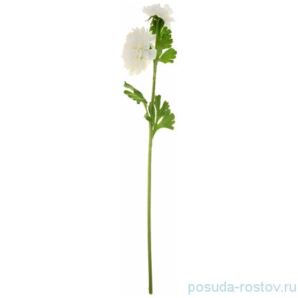Цветок искусственный 58 см &quot;Пион /Белый&quot; / 210916
