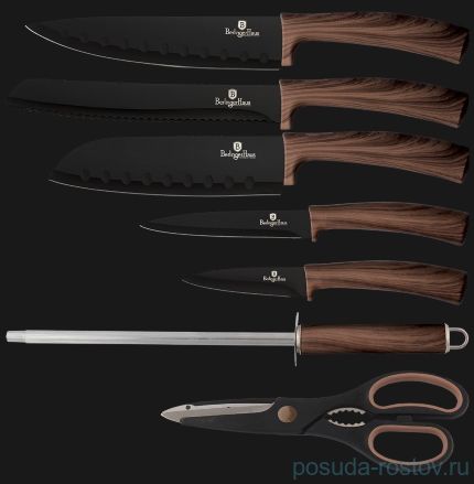 Набор ножей для кухни 8 предметов на подставке &quot;Forest Line&quot; / 135759