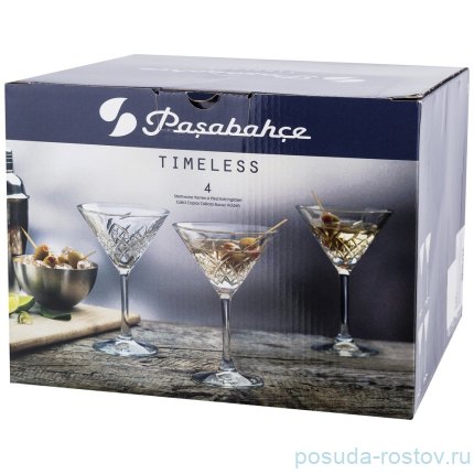 Бокалы для мартини 230 мл 4 шт &quot;timeless /бордо&quot; / 191488