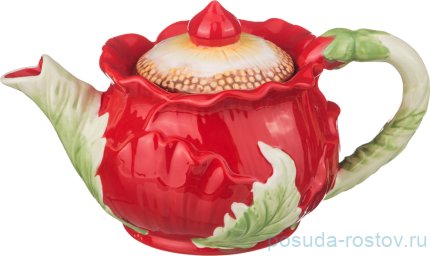 Заварочный чайник 500 мл &quot;маковый цвет&quot; / 190356