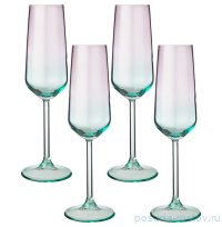 Бокалы для шампанского 195 мл 4 шт &quot;Rainbow&quot; / 328654