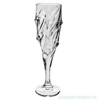 Бокалы для шампанского 180 мл 6 шт &quot;Calypso /Без декора&quot; хрусталь Йиглава / 120189