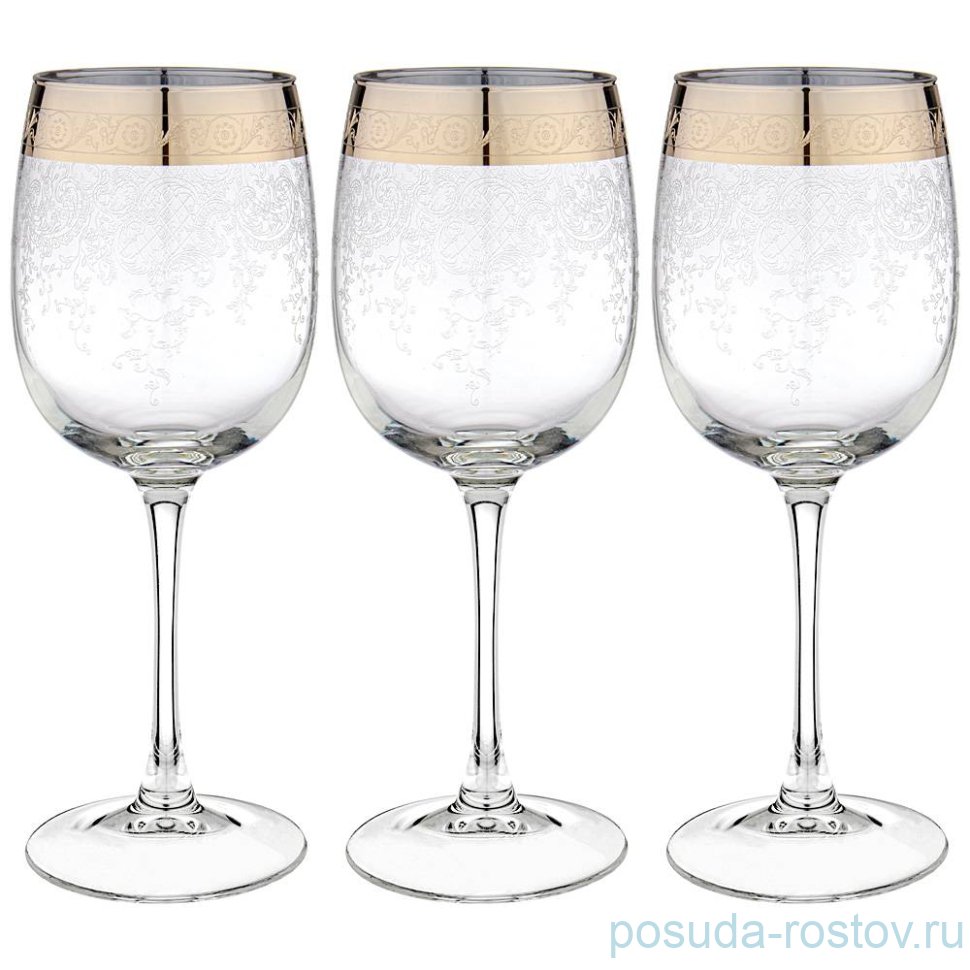Бокалы для красного вина 420 мл 3 шт "Ренессанс" / 276341 Бокалы для красного вина 420 мл 3 шт "Ренессанс" / 276341