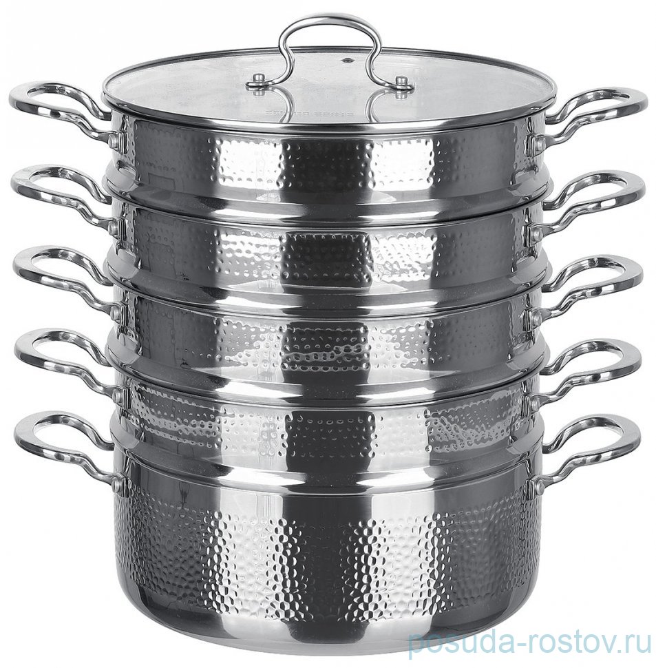 Пароварка 28 см четырехъярусная 6,5 л "Tivoli" / 366129 Пароварка 28 см четырехъярусная 6,5 л "Tivoli" / 366129