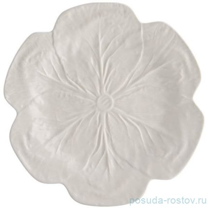 Тарелка 26,5 см бежевая &quot;Капуста&quot; / 334786