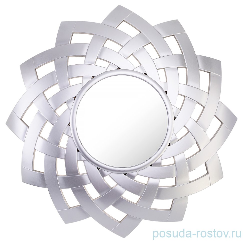 Зеркало настенное 60 см серебро "SWISS HOME" / 188018 Зеркало настенное 60 см серебро "SWISS HOME" / 188018