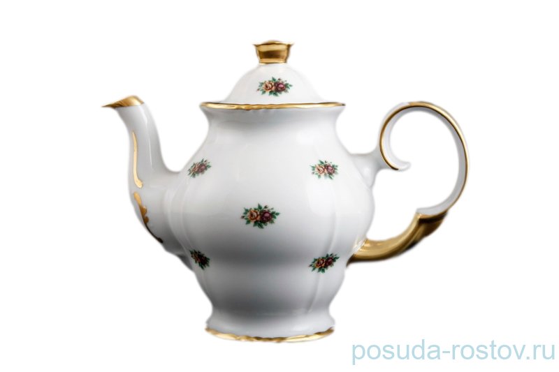 Заварочный чайник 1,2 л высокий "Анжелика /Маленькие розочки" / 097935 Заварочный чайник 1,2 л высокий "Анжелика /Маленькие розочки" / 097935