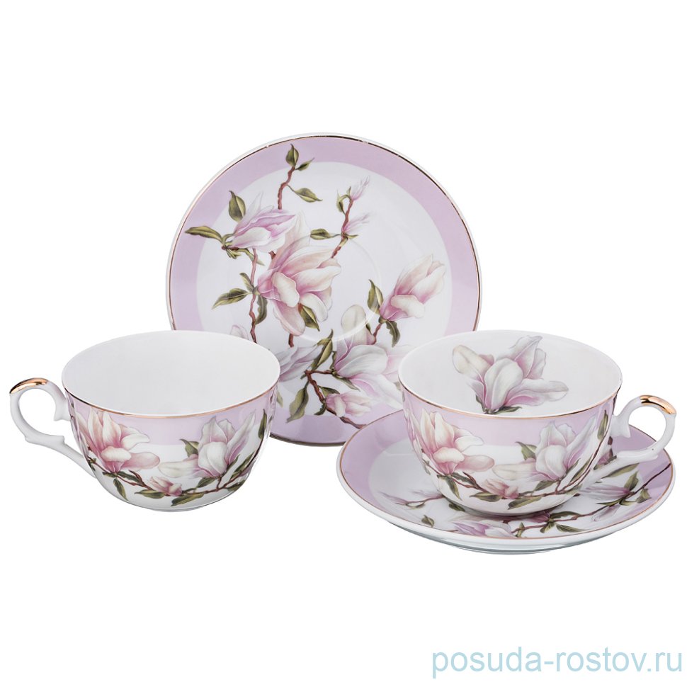 Набор чайных пар 250 мл 2 шт "Весна" / 192903 Набор чайных пар 250 мл 2 шт "Весна" / 192903