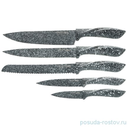 Набор кухонных ножей 6 предметов на подставке &quot;Agness&quot; / 207766