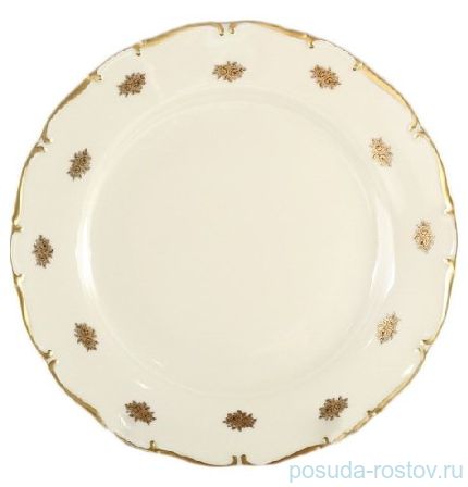 Набор тарелок 25 см 6 шт &quot;Анжелика /Маленькие золотые розочки /СК&quot; / 066511
