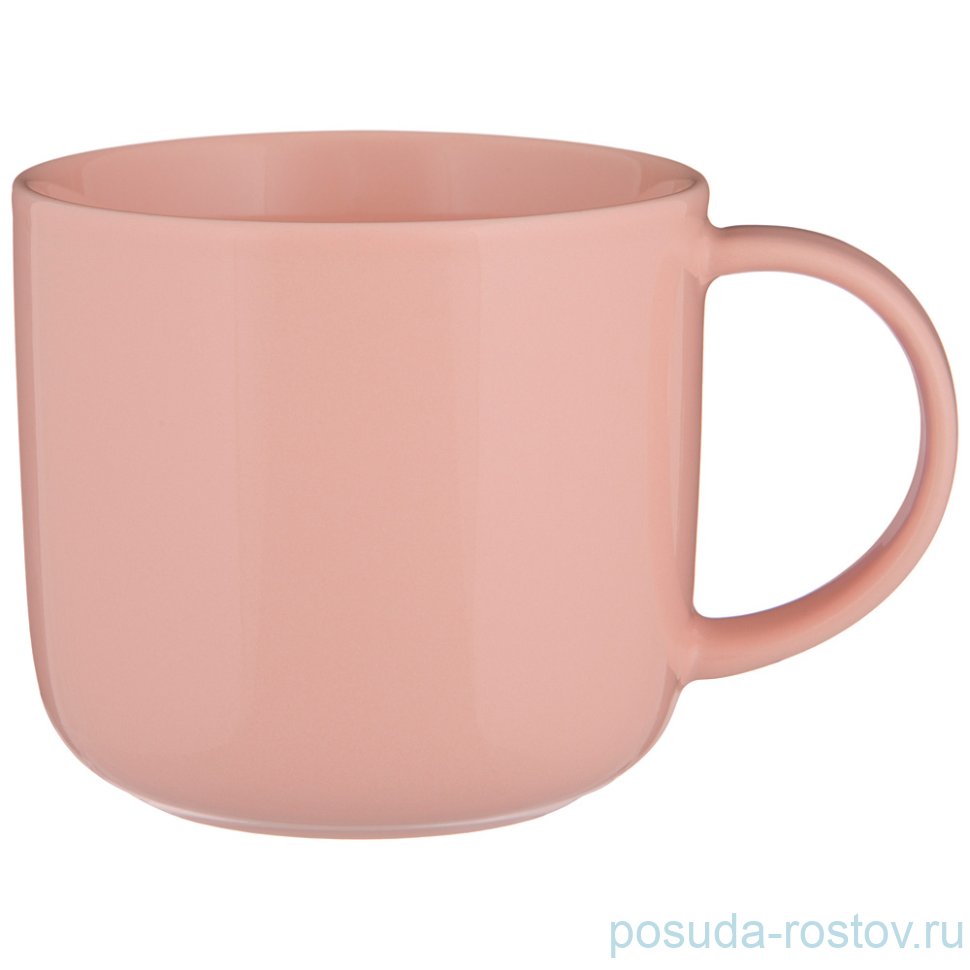 Кружка 440 мл розовая "luster" (4шт.) / 229491