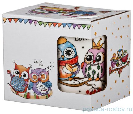 Кружка 500 мл &quot;совы&quot; / 188968