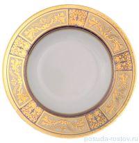 Набор тарелок 22 см 6 шт глубокие &quot;Диадема /Фиолет. крем золото&quot; / 069054