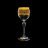 Бокалы для белого вина 200 мл 6 шт &quot;Люция /Золотая коллекция, широкое золото&quot; / 018208