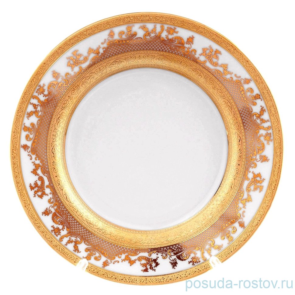 Набор тарелок 17 см 6 шт "Констанц /Золотой узор /Белая 9320" / 159916 Набор тарелок 17 см 6 шт "Констанц /Золотой узор /Белая 9320" / 159916