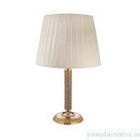 Настольная лампа 50 см с абажуром латунь/хрусталь / 223082