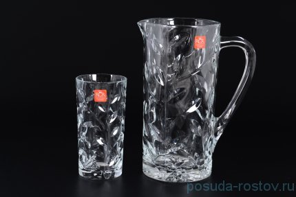 Набор для воды 7 предметов (кувшин 1,2 л + 6 стаканов по 360 мл) &quot;Лаурус /Без декора&quot; / 117033