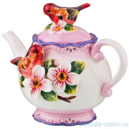 Заварочный чайник 500 мл 15 см &quot;Птички&quot; / 192523