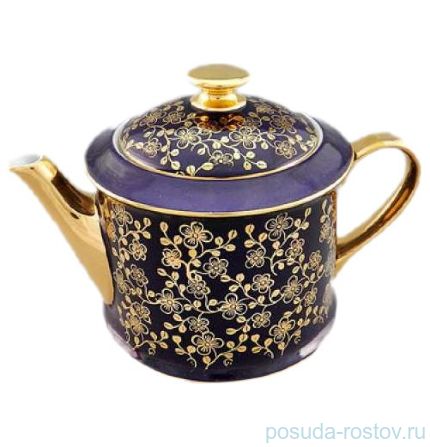 Заварочный чайник 400 мл &quot;Виндзор /Золотые цветы /фиолет&quot; 1 / 158687