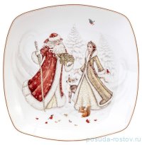 Блюдо 25 х 4 см квадратное &quot;Морозко&quot; / 361462