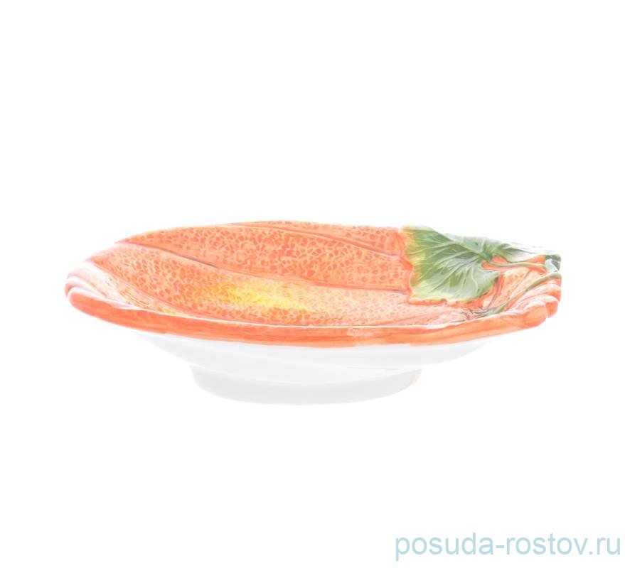 Блюдо 21 х 18 см овальное "Тыква" / 271014 Блюдо 21 х 18 см овальное "Тыква" / 271014