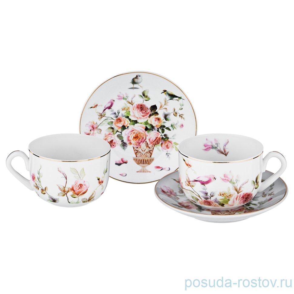 Набор чайных пар 285 мл 2 шт "Нега" / 189568