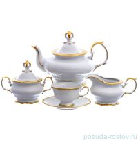 Чайный сервиз на 6 персон 15 предметов &quot;Корона /Престиж /золото&quot; / 153473