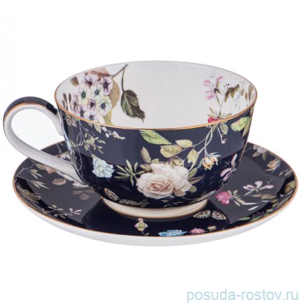 Набор чайных пар 300 мл 6 шт &quot;Belle /Кобальт&quot; / 234903