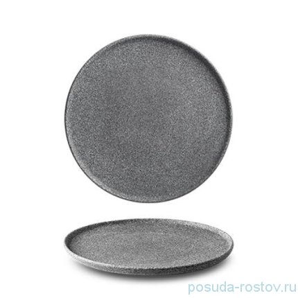 Тарелка 20 см 1 шт неглазурованная &quot;Optimo granit /Серый&quot; / 276702