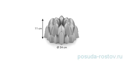 Форма для высокого кекса 24 х 11 см розетка &quot;DELICIA&quot; / 255466