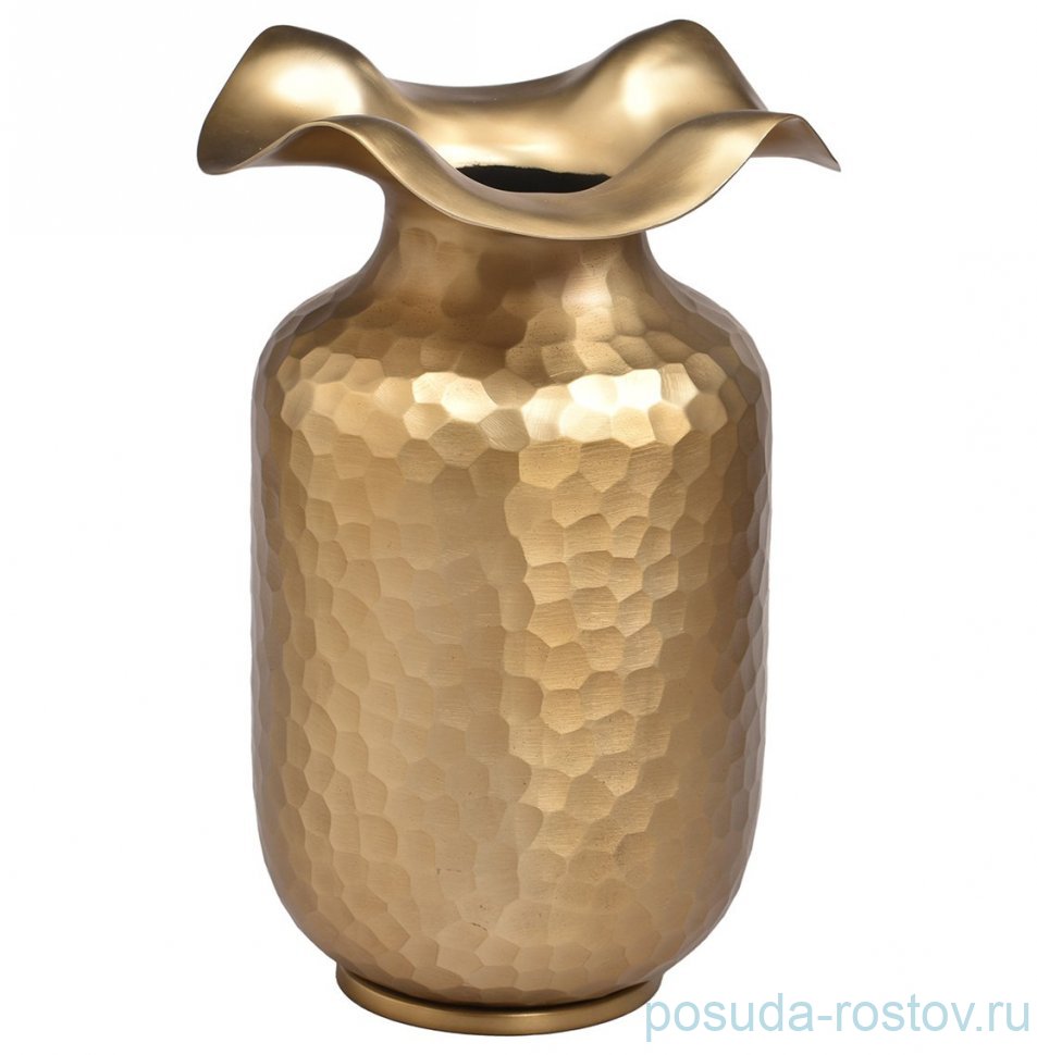 Ваза для цветов 42 см "Melvin /матовое золото" / 374526 Ваза для цветов 42 см "Melvin /матовое золото" / 374526