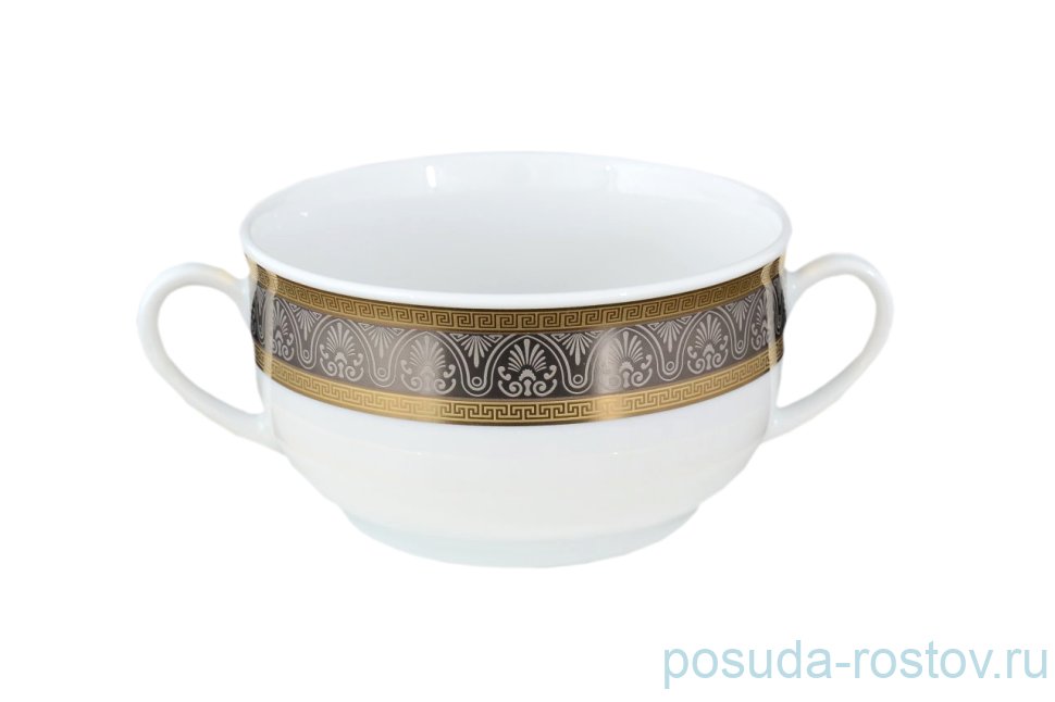 Бульонная чашка 350 мл высокая "Опал /Платина с золотом" / 149073 Бульонная чашка 350 мл высокая "Опал /Платина с золотом" / 149073