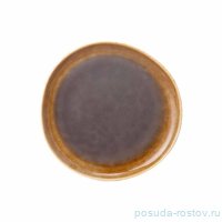 Тарелка 24 см коричневая (6шт.) / 343127