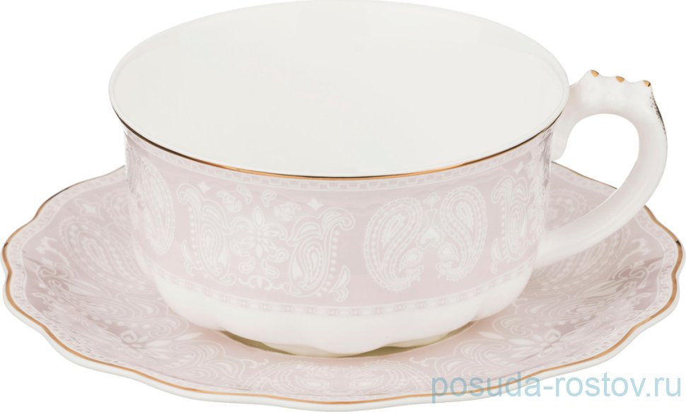Чайная пара 400 мл 1 шт "Пинк Квадро" / 189194