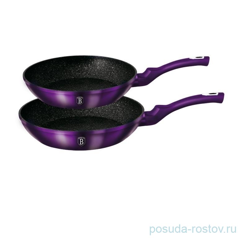 Набор сковород 2 предмета  Berlinger Haus "Royal purple Metallic Line" / 156501