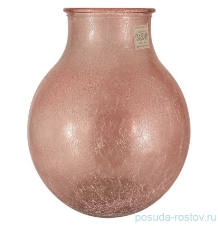 Ваза для цветов 36 см розовая &quot;Silk&quot; (инд.упаковка) / 292102