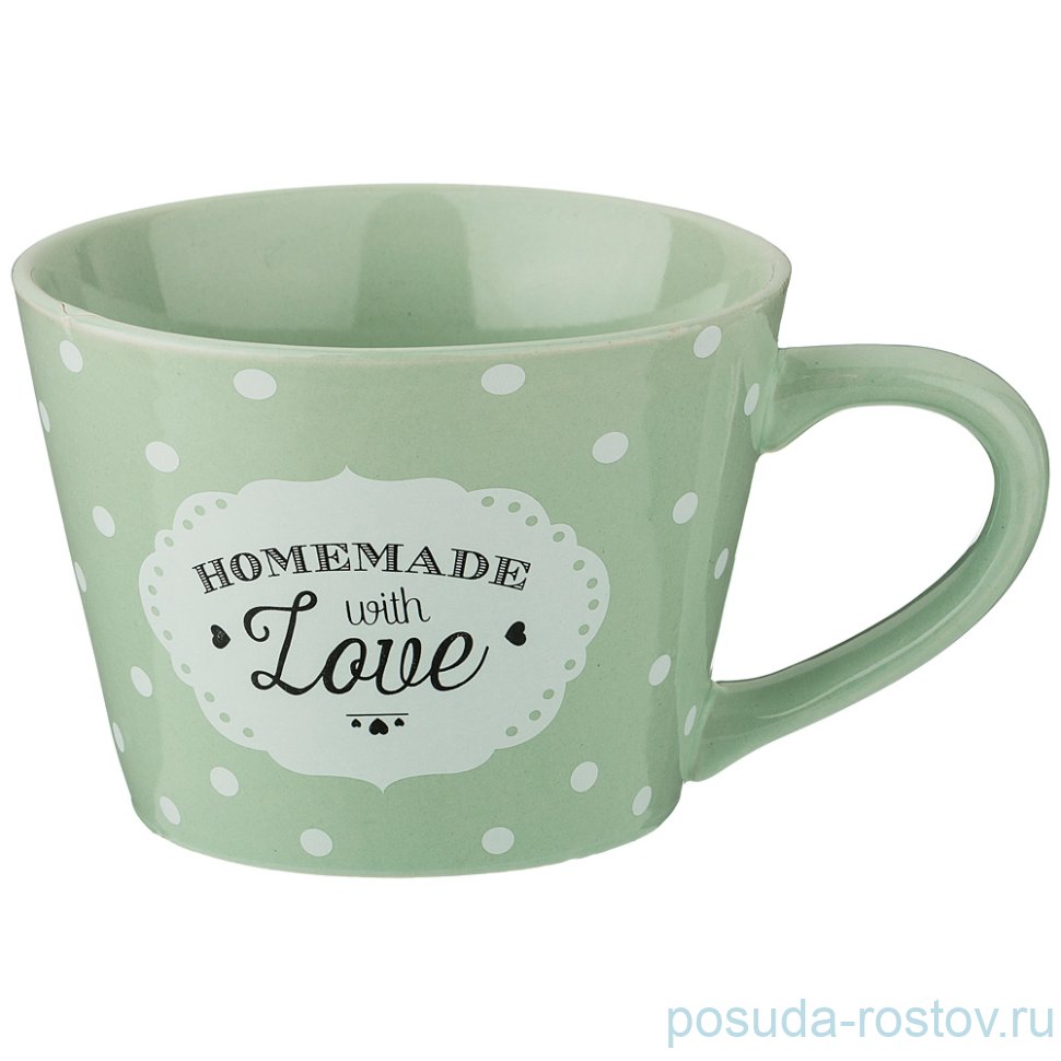 Кружка 450 мл "Милый прованс /Зелёный" / 207007 Кружка 450 мл "Милый прованс /Зелёный" / 207007
