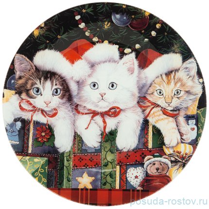 Тарелка для торта 28 см с лопаткой &quot;Рождественская сказка&quot; / 268433