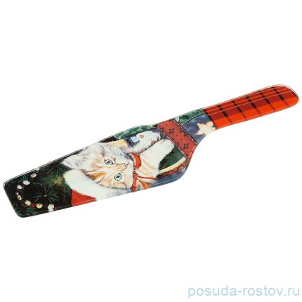 Тарелка для торта 28 см с лопаткой &quot;Рождественская сказка&quot; / 268433