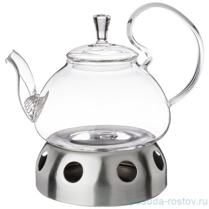 Заварочный чайник 800 мл с фильтром и подогревом &quot;Agness&quot;  / 195753