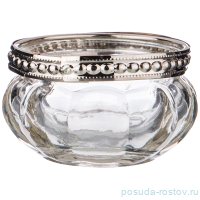 Подсвечник 6 х 3,5 см с металлическими элементами / 209346