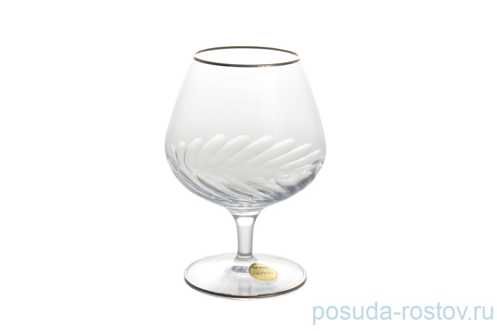 Бокалы для бренди 300 мл 6 шт "Палермо /Отводка платина" / 128209 Бокалы для бренди 300 мл 6 шт "Палермо /Отводка платина" / 128209