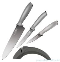 Набор кухонных ножей 4 предмета с точилкой &quot;Kroner&quot; / 117164