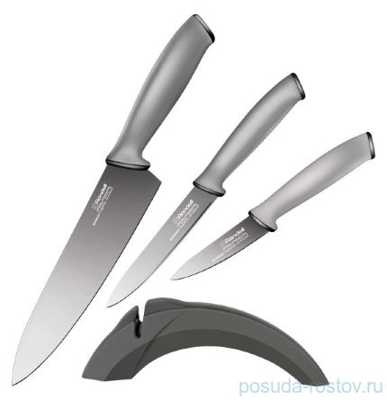 Набор кухонных ножей 4 предмета с точилкой &quot;Kroner&quot; / 117164
