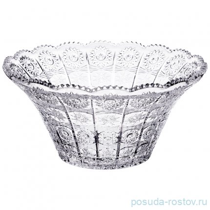 Фруктовница 26 х 26 х 12 см &quot;Muza Crystal /Резная&quot; / 193012