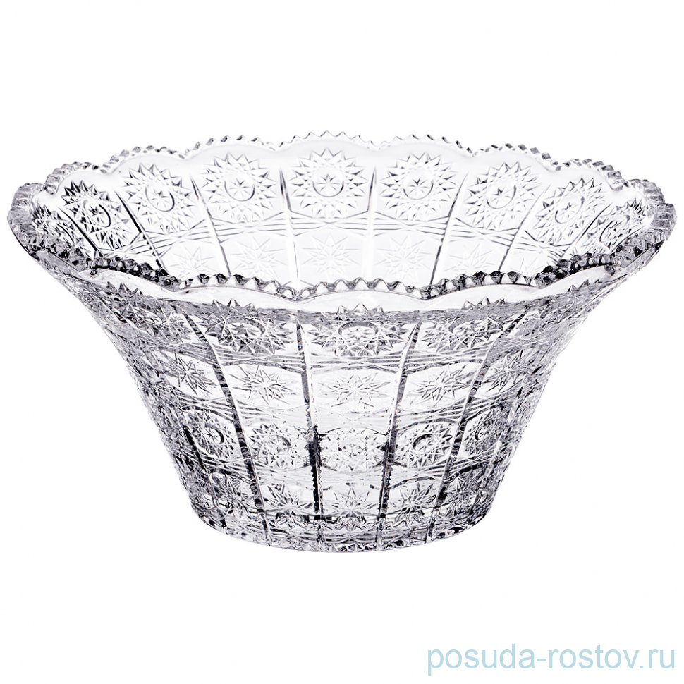 Фруктовница 26 х 26 х 12 см "Muza Crystal /Резная" / 193012 Фруктовница 26 х 26 х 12 см "Muza Crystal /Резная" / 193012