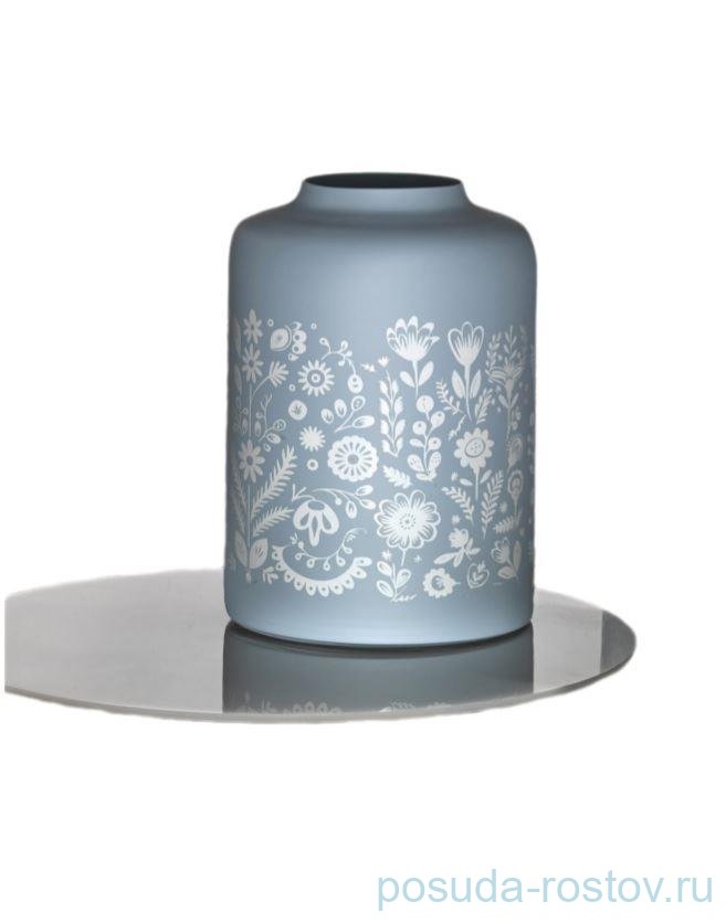 Ваза для цветов 18 см голубая "Folklor" / 362029