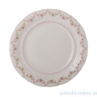 Набор тарелок 25 см 6 шт &quot;Соната /Розовый цветок /Розовая отводка&quot; / 199363