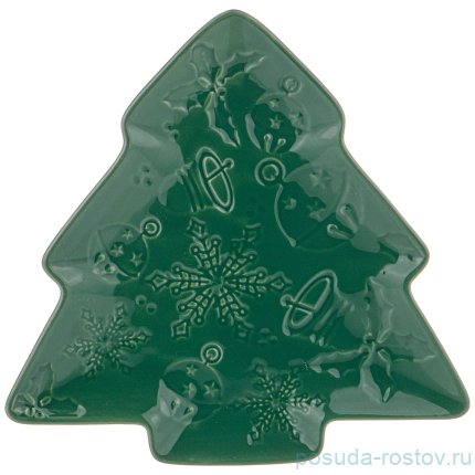 Тарелка 18 см Ёлка &quot;Celebration /Зелёный&quot; / 268824