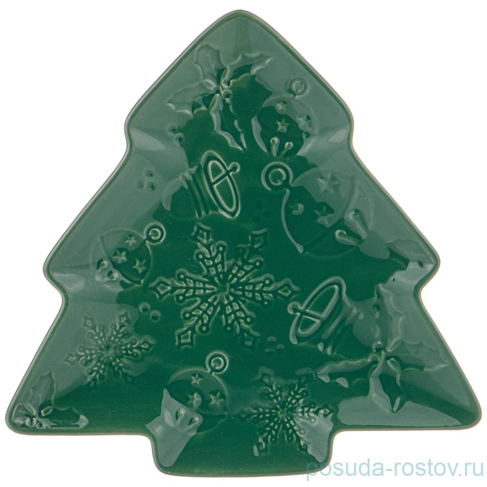 Тарелка 18 см Ёлка "Celebration /Зелёный" / 268824 Тарелка 18 см Ёлка "Celebration /Зелёный" / 268824